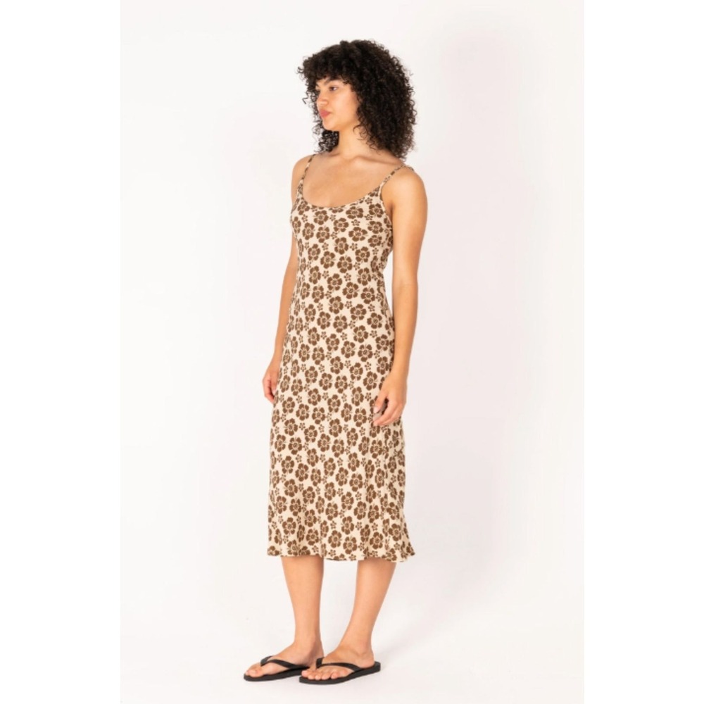 Emma Mulholland on Holiday Vacation Slip Dress Happy Hawaii Sand Brown XXL NWT - Picture 11 of 11